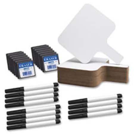Flipside Flipside Products FLP10041 Rectngl Dry Erase Answer Paddle Set; 12 Per Pack FLP10041